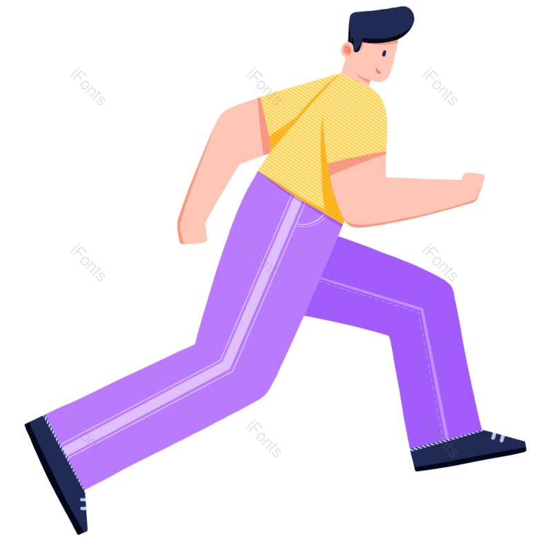 人物图片,运动元素,运动会PNG,跑步免抠素材